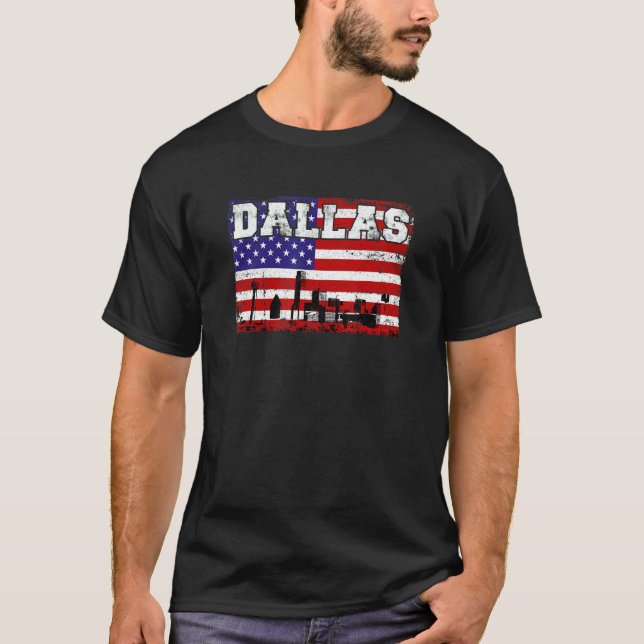 T-shirt Dallas Texas Usa America (Devant)