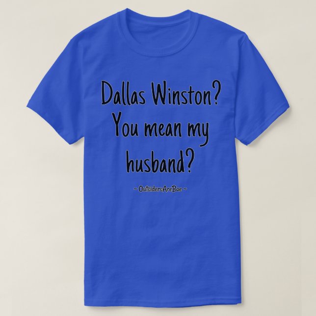 T-shirt dallas winston mari (Design devant)