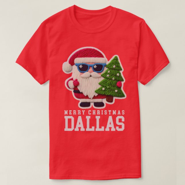 T-shirt Dallas Xmas (Design devant)