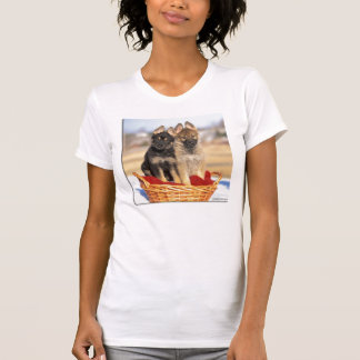 T-shirt d'Allemand-Berger-chiots
