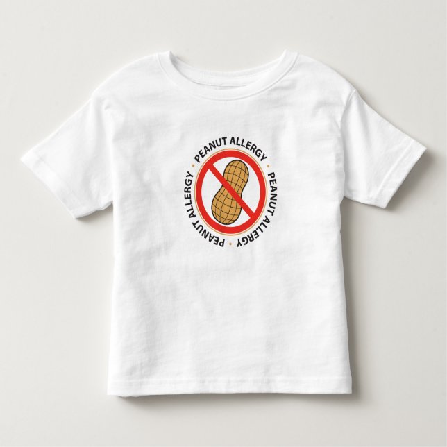 T-shirt d'allergie d'arachide (Devant)