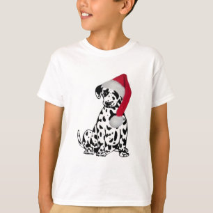 T-shirt Dalmate de Noël