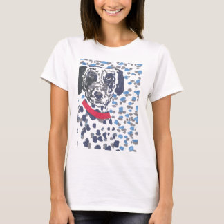 T-shirt Dalmate fortement repéré