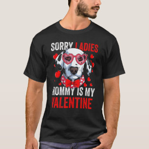 T-shirt Dalmatie Nerd lunettes maman Est Mon Chien Valenti