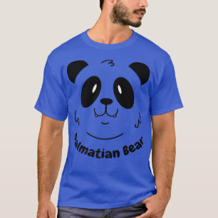 T-shirt Dalmatie Panda Bear Funny Chinese Animal Chien Bla