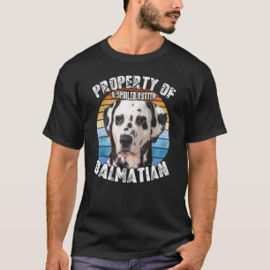 T-shirt Dalmatie Propriété Rétro De