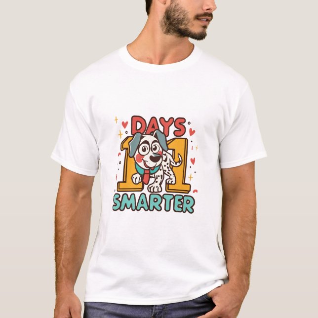 T-shirt Dalmatien 101 Jours Plus Intelligent (Devant)