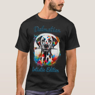 T-shirt Dalmatien Artiste Color Splash