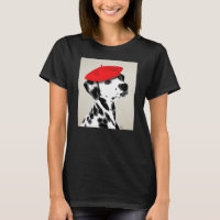 Dalmatien Avec Beret Rouge