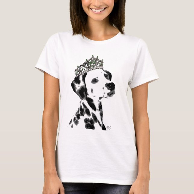 T-shirt Dalmatien avec Tiara 2 (Devant)