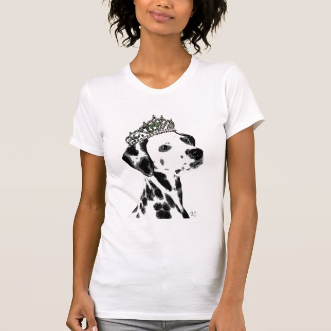 T-shirt Dalmatien avec Tiara 2 (Devant)