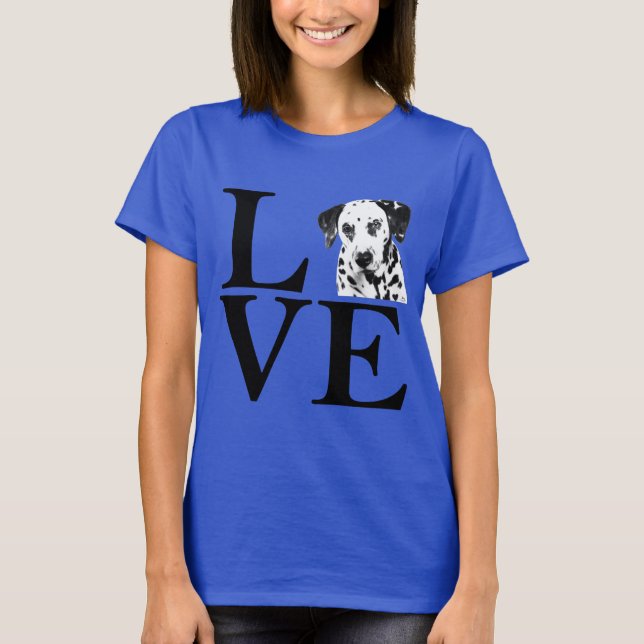 T-shirt dalmatien d'amour (Devant)