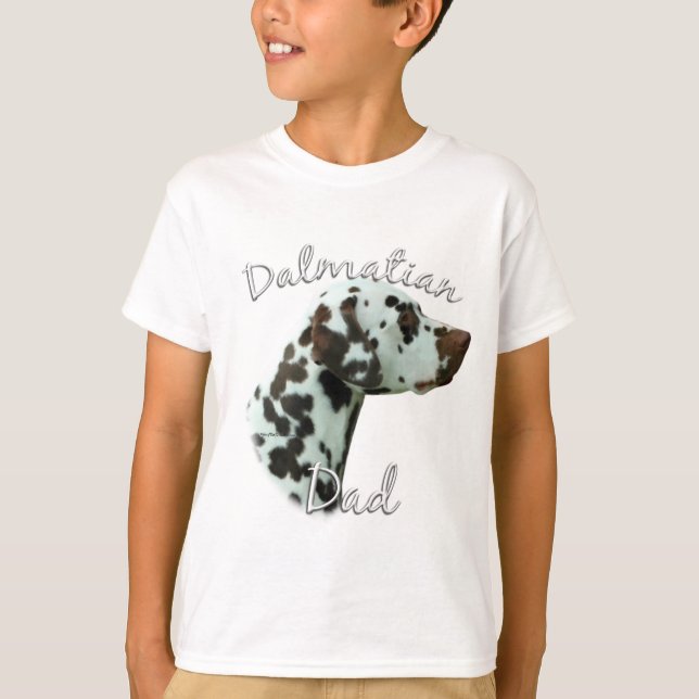 T-shirt Dalmatien (foie) Papa 2 (Devant)