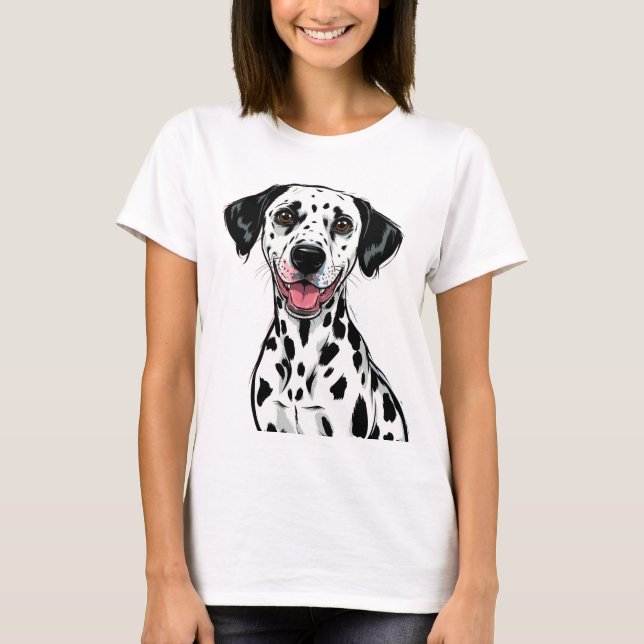 T-shirt Dalmatien joueur (Devant)