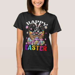 T-shirt Dalmatien Joyeuses Pâques Lapin Œufs Pâques