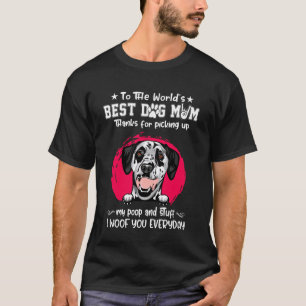 T-shirt Dalmatien Meilleure Maman Chiens Amoureux de Chien