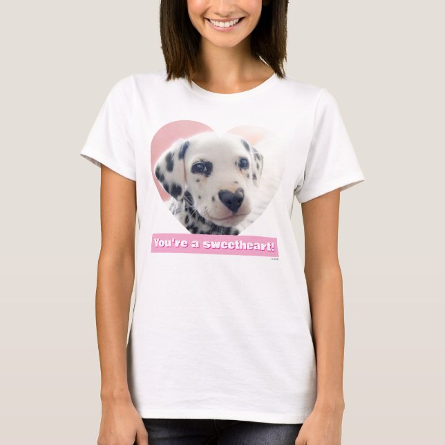 T-shirt Dalmatien Nez de Coeur (Devant)