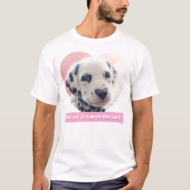 T-shirt Dalmatien Nez de Coeur (Devant)