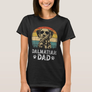 T-shirt Dalmatien papa Amoureux de les chiens Fête des pèr