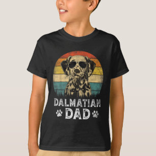 T-shirt Dalmatien papa Amoureux de les chiens Fête des pèr