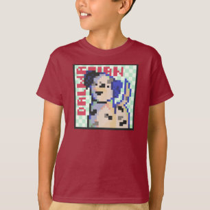 T-shirt Dalmatien, Pixel Art, Pixelart 