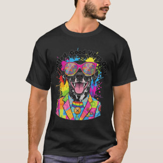 T-shirt **Dalmatien Pop-Art Vibrant avec Lunettes de Solei