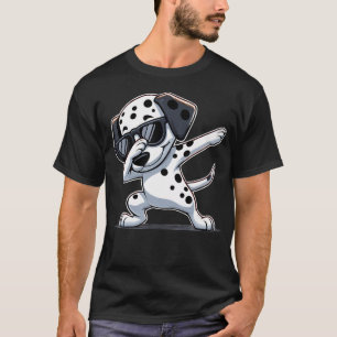 T-shirt Dalmatien qui fait le Dab Danse Drôle Dalmation Ch
