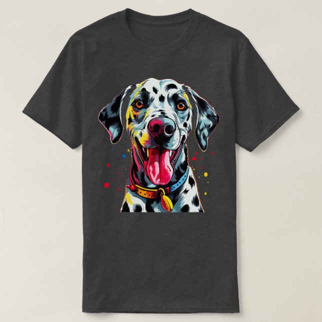 T-shirt Dalmatien souriant (Design devant)