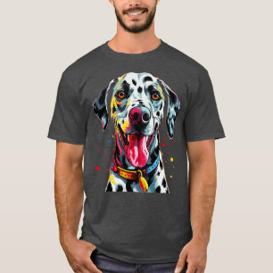 T-shirt Dalmatien souriant