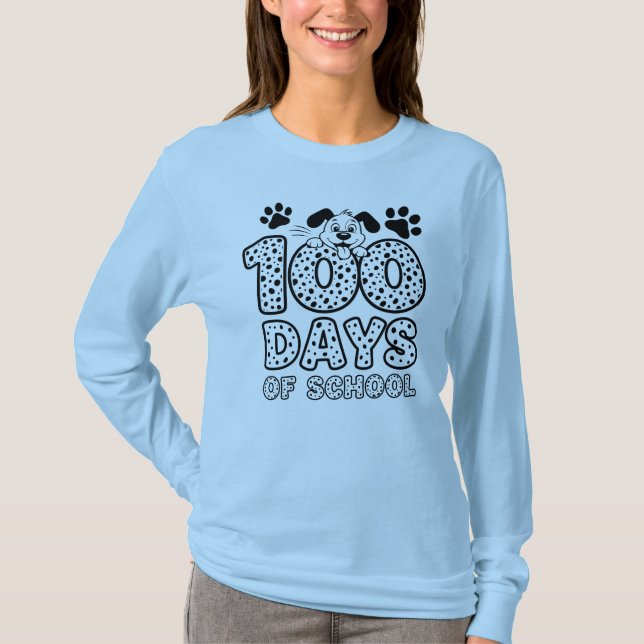 T-shirt Dalmatiens 100 Jours d'École  (Devant)