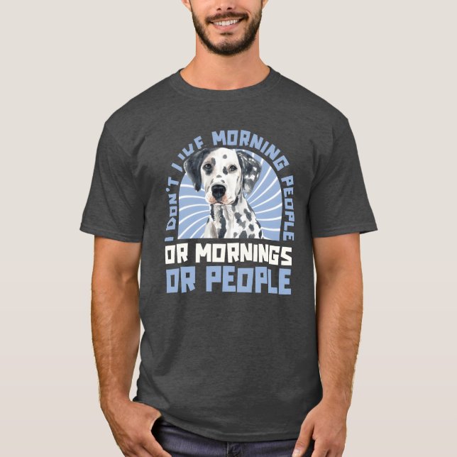 T-shirt Dalmations Chiens amis rétro (Devant)