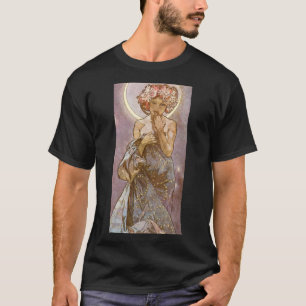 T-shirt ~ d'Alphones Mucha la lune 1902