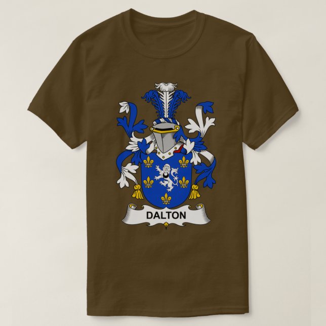 T-shirt Dalton Manteau d'armoiries Famille Crest (Design devant)