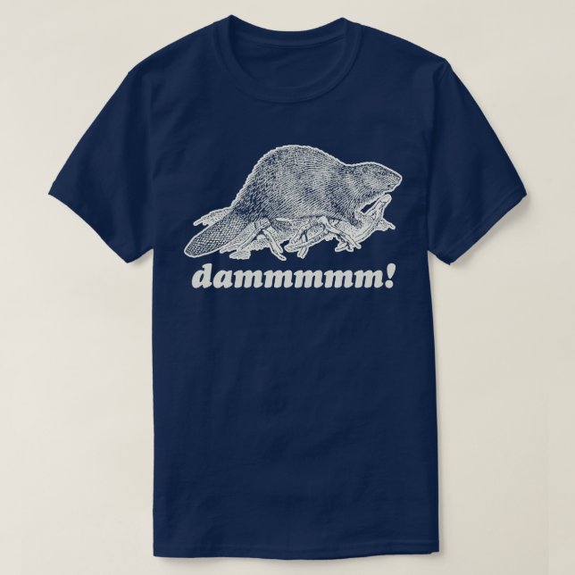 T-shirt DAM de castor (Design devant)