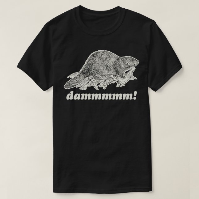T-shirt DAM de castor (Design devant)