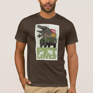 T-shirt d'amant d'animal familier de Land Rover