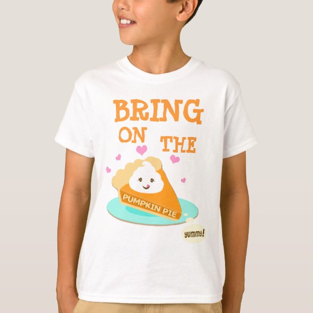T-shirt d'amant de tarte de citrouille (Devant)