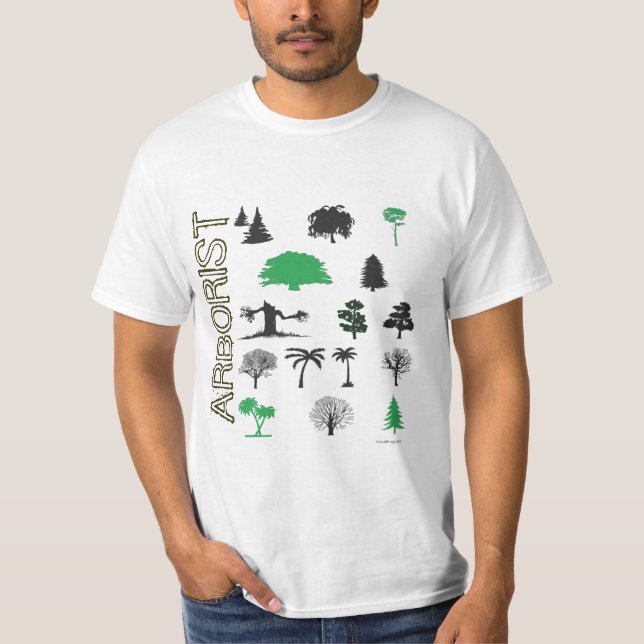 T-shirt d'amants d'arbre d'arboriste (Devant)