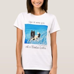T-shirt d'amants de border collie