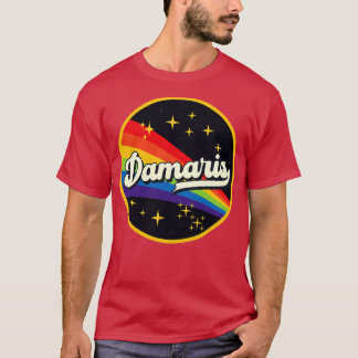 T-shirt Damaris Arc En Arc Dans L'Espace Style Vintage