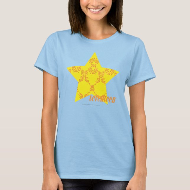 T-shirt Damas Jaune-Orange 3 (Devant)