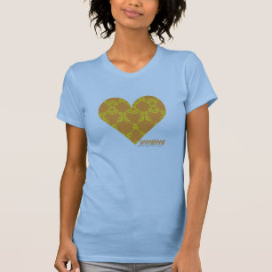T-shirt Damassé 2 jaune-orange