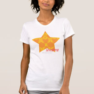 T-shirt Damassé 3 jaune-orange