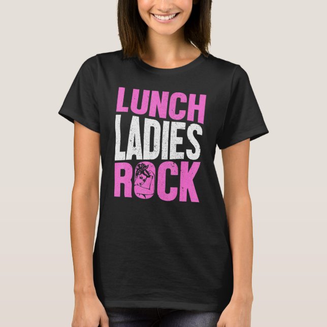 T-shirt Dame à la cantine - Les dames à la cantine roulent (Devant)