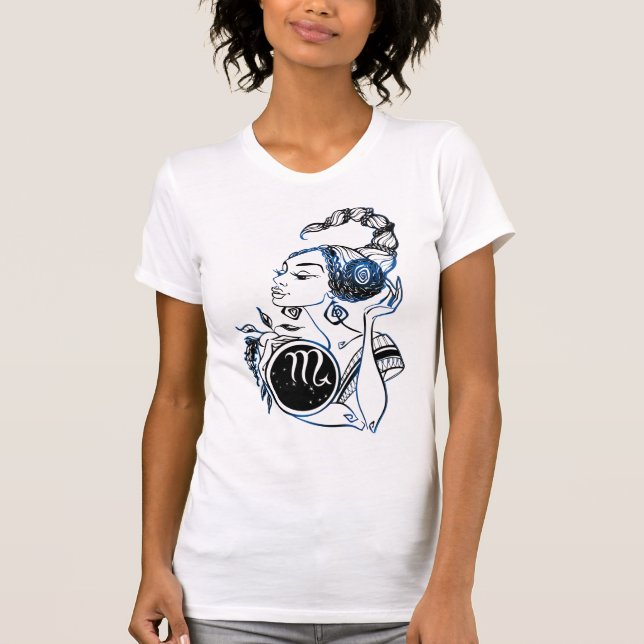 T-shirt Dame Art déco Scorpio (Devant)