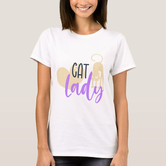 T-shirt Dame aux Chats (Devant)