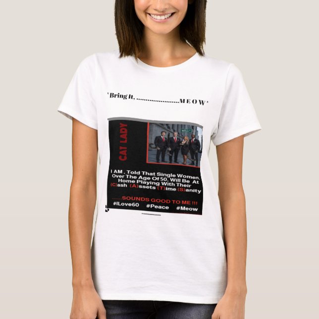 T-SHIRT DAME AUX CHATS (Devant)