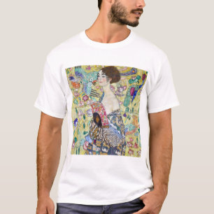 T-shirt Dame avec un ventilateur, Gustav Klimt