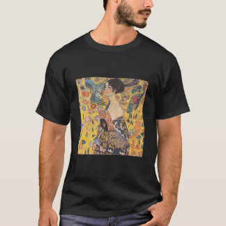 T-shirt Dame Avec Ventilateur De Gustav Klimt
