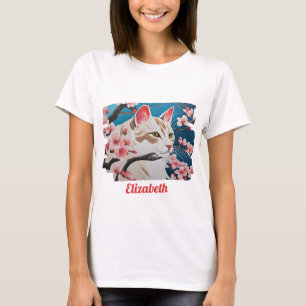 T-Shirt Dame Chat